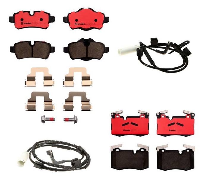 Mini Brembo Brake Pads Kit – Front and Rear (Ceramic) 34356789330 – Brembo 1555162KIT