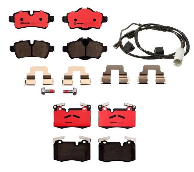 Mini Brembo Brake Pads Kit – Front and Rear (Ceramic) 34356792572 – Brembo 1555201KIT