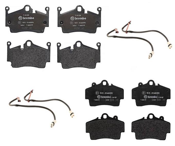 Brembo Brake Pads Kit – Front and Rear (Low-Met)
