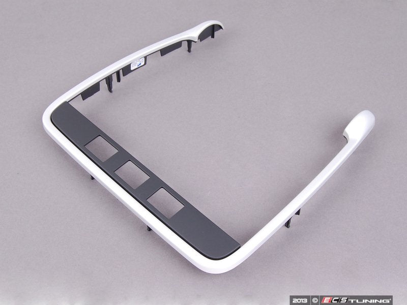 Center Dashboard Bezel - Satin Aluminum