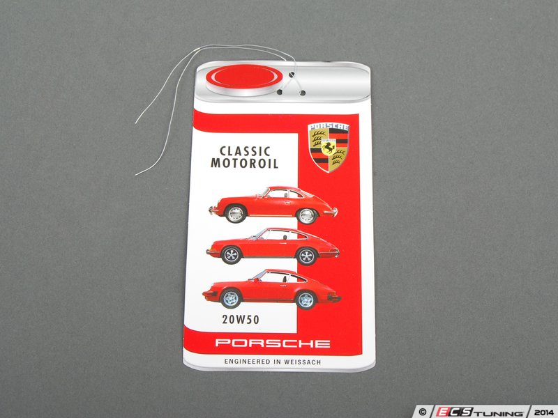 Porsche Classic Oil Change Service Label - 20W-50