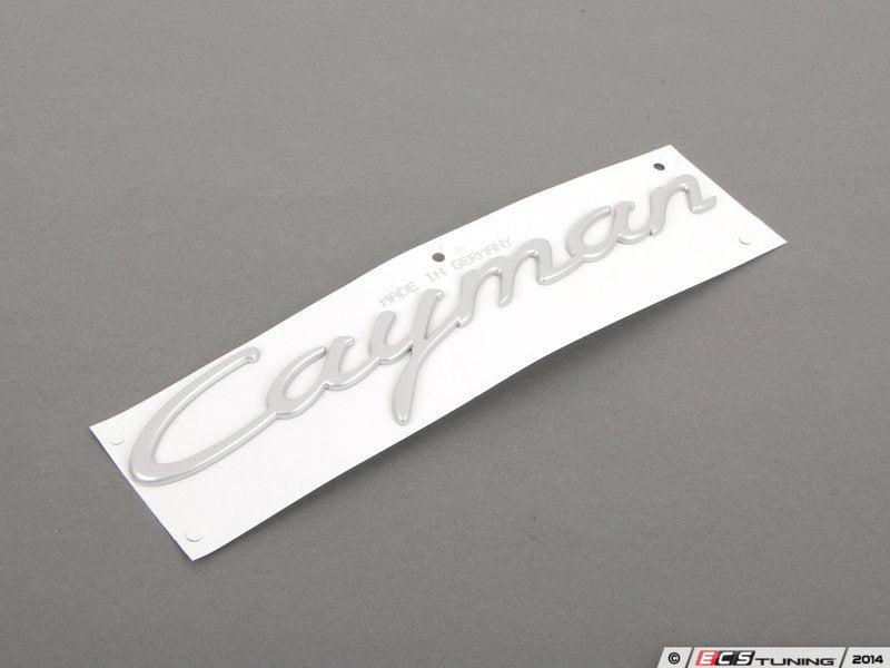 Cayman Logo - Satin Aluminum