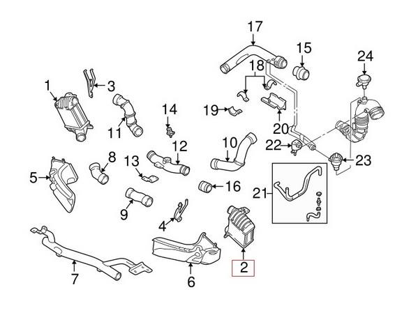 Genuine VW/Audi Intercooler 8L9145805H