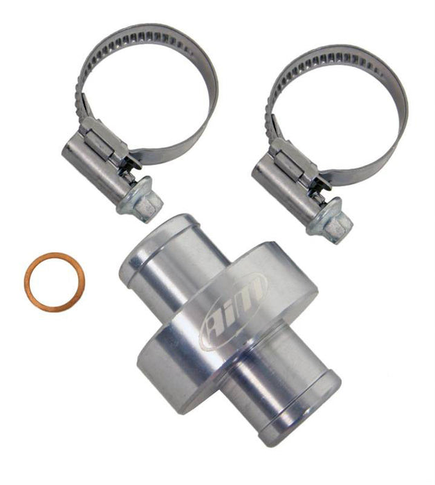 AiM SPORTS Water Temp Fitting Inline 5/8in / 3/4in M10 - MS-WATER FITTING-T