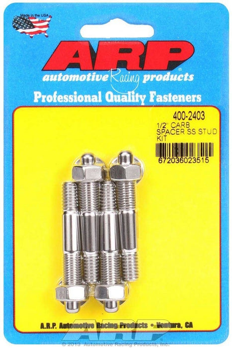 S/S Carburetor Stud Kit 5/16in x 2.225in OAL