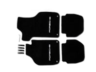 Black Floor Mats - Set of Four