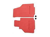 Set Of Floor Mats - Boxster Red