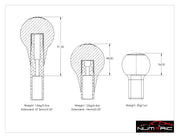 G-Body Delrin Shift Knob and Extender