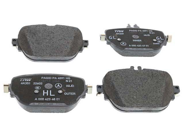 GENUINE MERCEDES Brake Pad Set - A0004203004