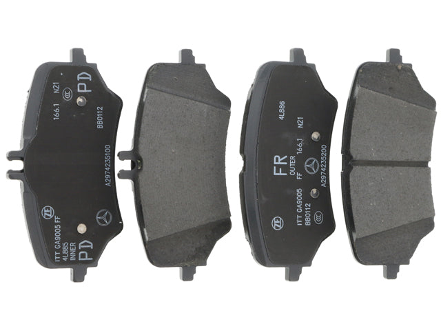 GENUINE MERCEDES Brake Pad Set - A0004206503