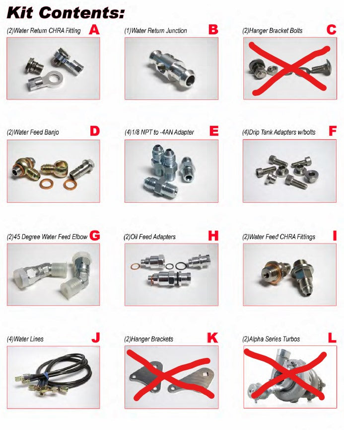 TiALSport Porsche 993/996 Alpha Kit Service Parts-Multiple Options