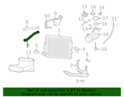 Genuine Porsche parts diagram