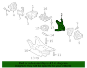Genuine Porsche parts diagram