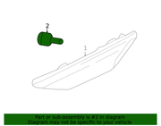 Genuine Porsche parts diagram