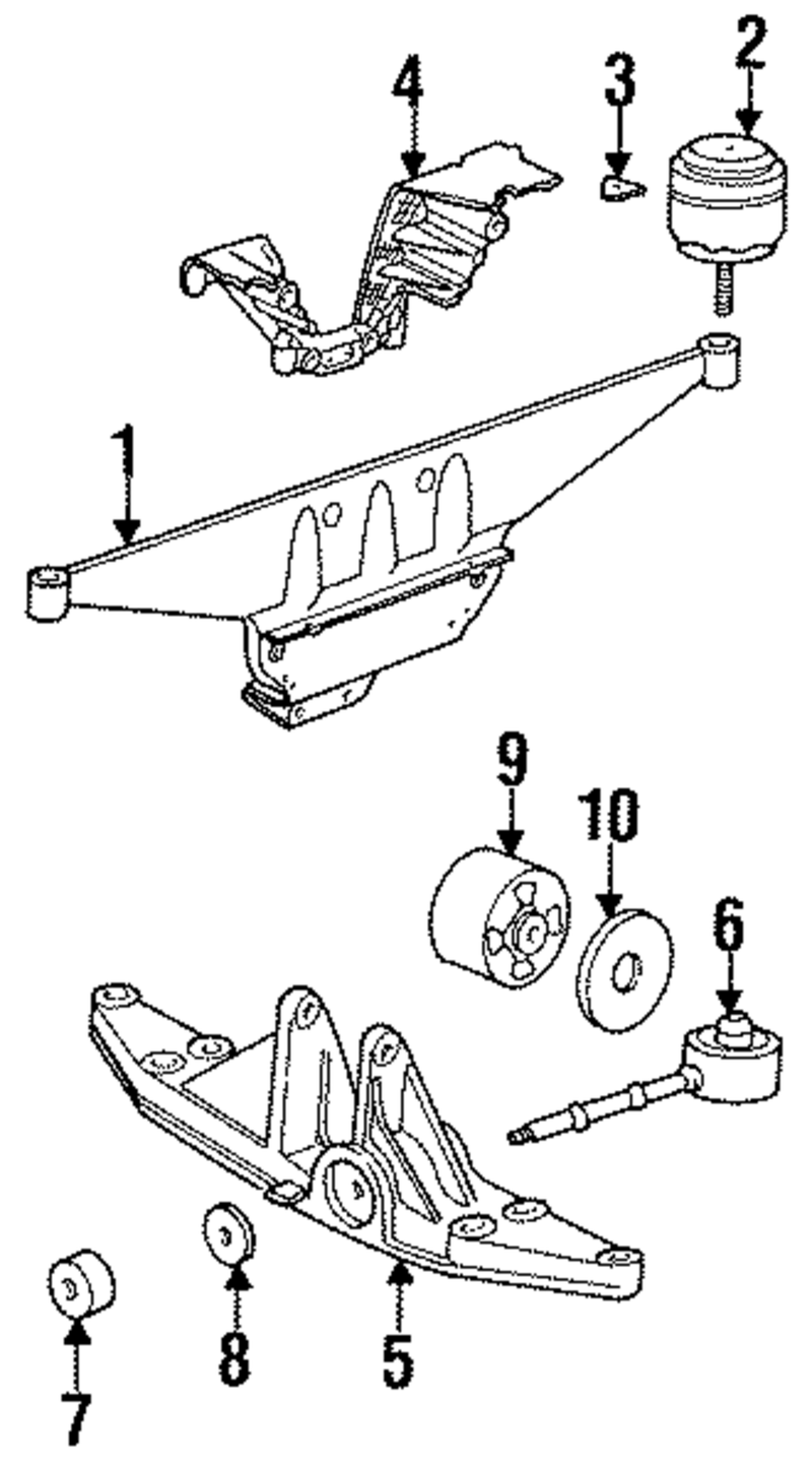 Genuine Porsche parts diagram