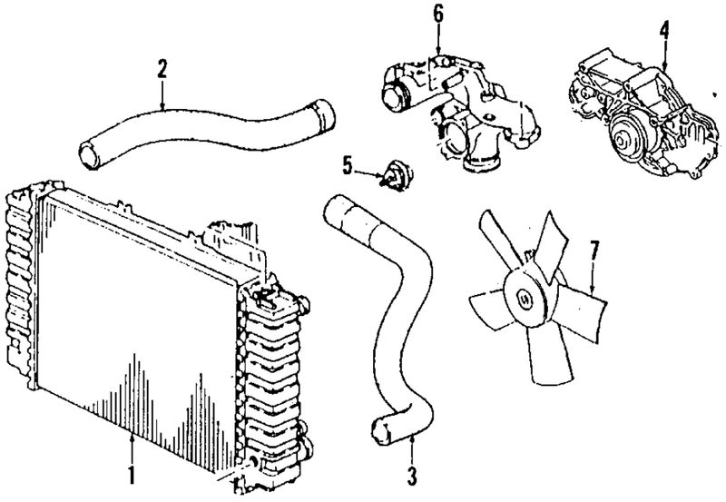 Genuine Porsche parts diagram