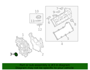 Genuine Porsche parts diagram