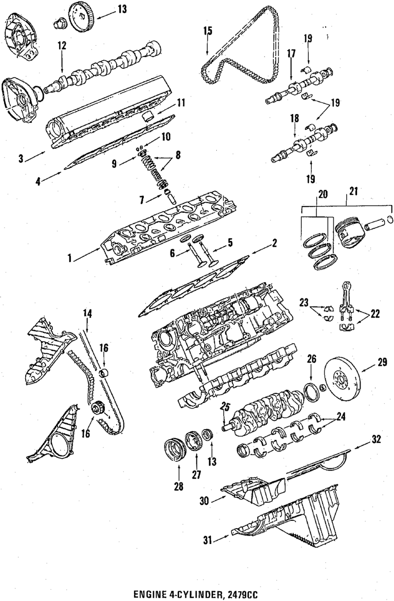 Genuine Porsche parts diagram