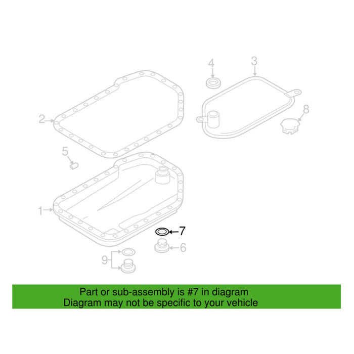 Genuine VW/Audi Auto Trans Oil Pan Gasket 01F321371