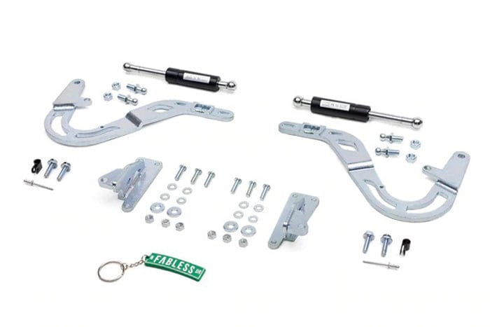 Fabless Hidden Hood Strut Kit (Euro Spec) - VW / Mk2 / Golf / Jetta