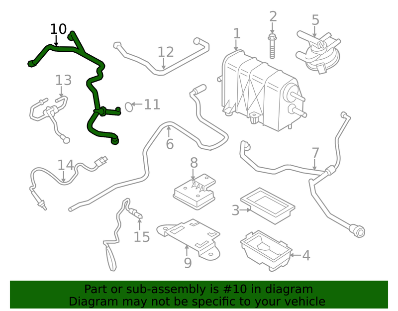 Genuine Porsche parts diagram