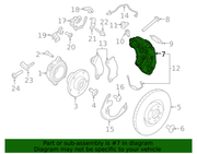 Genuine Porsche parts diagram