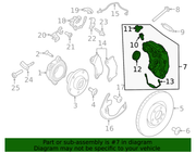 Genuine Porsche parts diagram