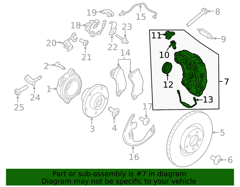 Genuine Porsche parts diagram