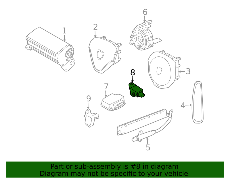 Genuine Porsche parts diagram