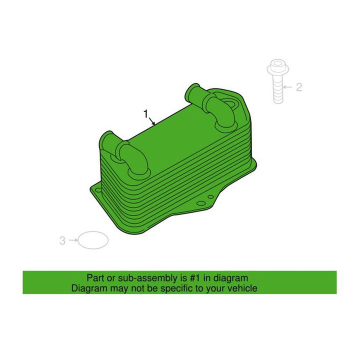 Genuine VW/Audi Auto Trans Oil Cooler 02E409061C