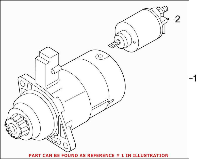 VW Starter Motor