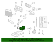 Genuine Porsche parts diagram
