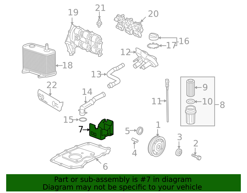 Genuine Porsche parts diagram