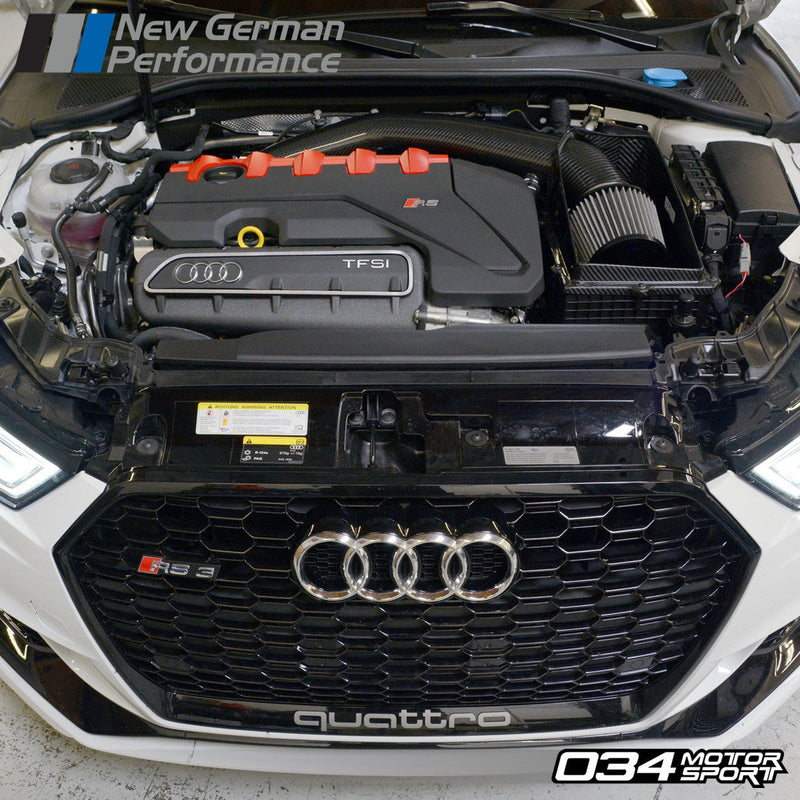034Motorsport X34 Carbon Fiber Open-Top Cold Air Intake System - Audi 8S TTRS and 8V RS3 2.5 TFSI EVO - NLA