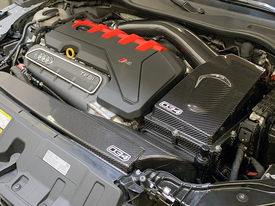 034Motorsport X34 Carbon Fiber Lower Intake Box and Fresh Air Duct - Audi 8S TTRS, 8V.5 RS3