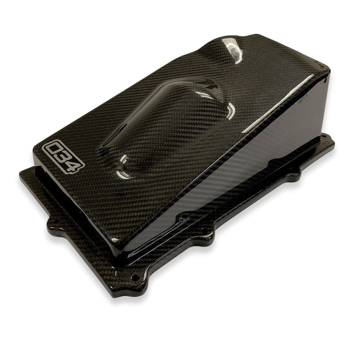 034Motorsport X34 Carbon Fiber Closed-Top Upper Airbox - Audi 8S TTRS, 8V RS3 2.5T Evo