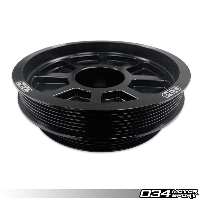 034Motorsport 3.0T TFSI Supercharger 190mm Crank Pulley Upgrade - B8/B8.5 Audi S4/S5/Q5/SQ5, C7 Audi A6/A7