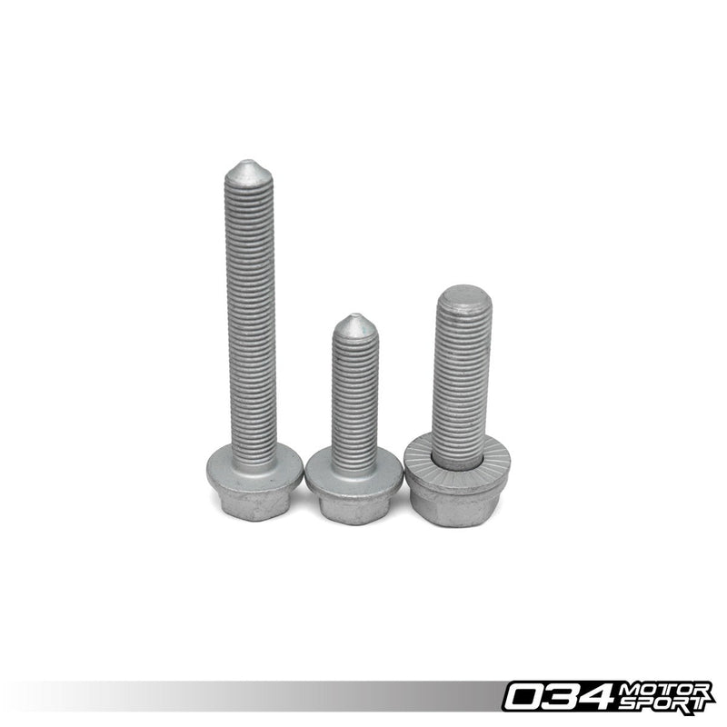 034Motorsport Billet Spherical Dogbone Mount - 8V.5 Audi S3, VW Mk7.5 Golf/GTI/R/Jetta/GLI DQ380/381 7 Speed DSG