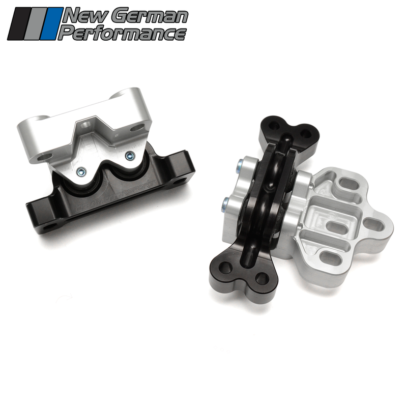 034 Motorsport Engine/Transmission Mount Pair, 8J/8P Audi A3/TT 3.2L and Mk5 Volkswagen R32, Billet Aluminum