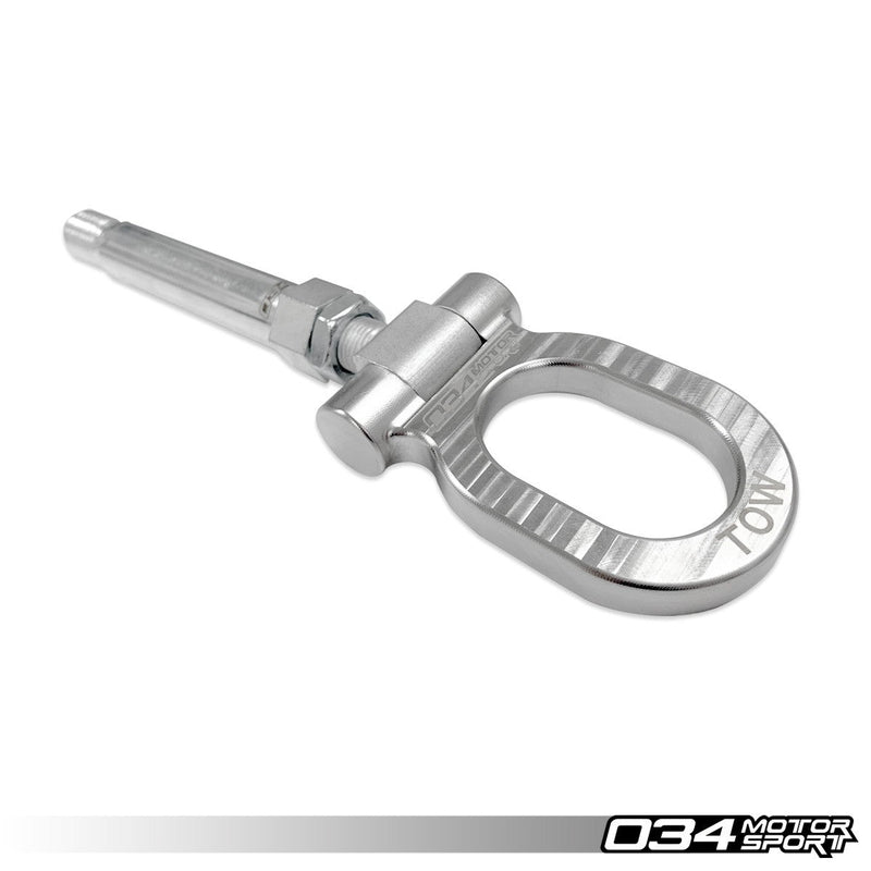 034MOTORSPORT STAINLESS STEEL TOW HOOK - 145MM FOR AUDI B8/B8.5