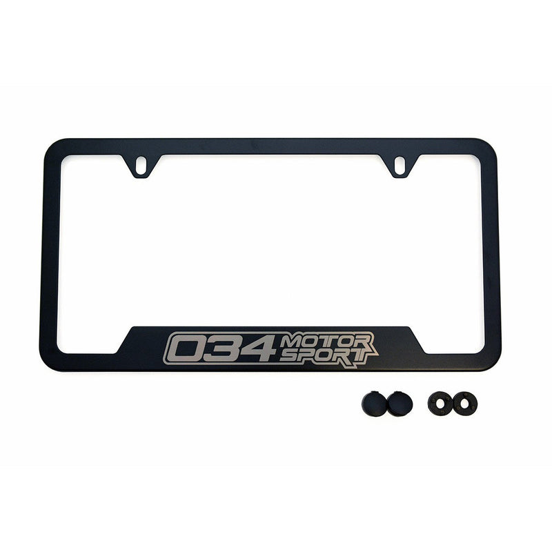 034 Motorsport License Plate Frame - Powdercoated Stainless Steel