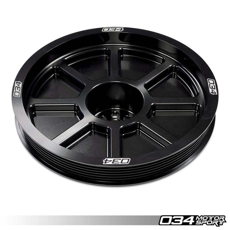 034MOTORSPORT 3.0 TFSI SUPERCHARGER 207MM CRANK PULLEY UPGRADE, B8/B8.5 AUDI S4/S5/Q5/SQ5, C7 AUDI A6/A7