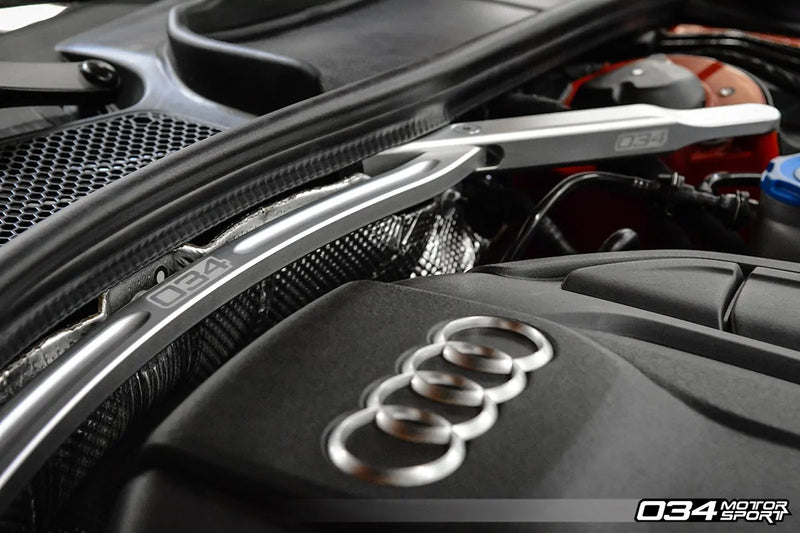 034Motorsport Billet Aluminum Front Strut Brace - B9 Audi A4 / S4 / Allroad / A5 / S5