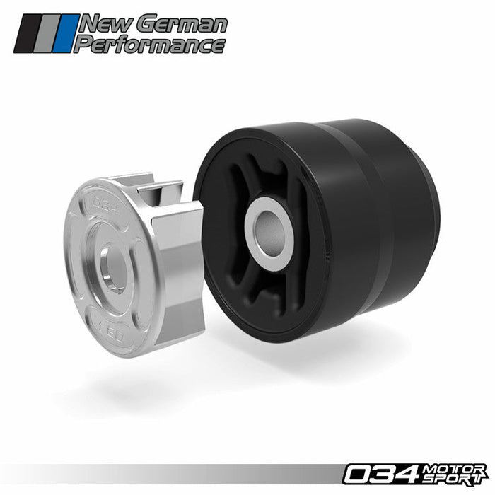 034Motorsport Billet Aluminum Rear Differential Carrier Mount Insert Kit, B8 Audi A4/S4/RS4, A5/S5/RS5, Q5/SQ5 and C7 Audi A6/S6/RS6, A7/S7/RS7