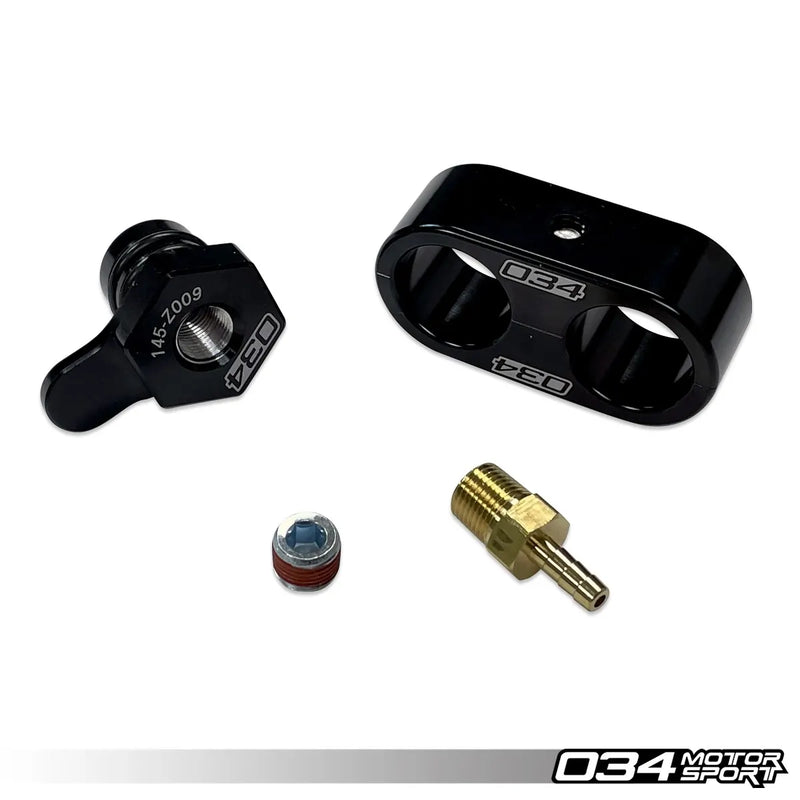 034Motorsport Catch Can Kit, 8J/8P Audi TT/A3, VW Mk5 GTI/GLI, Mk6 Golf R EA113 2.0T FSI