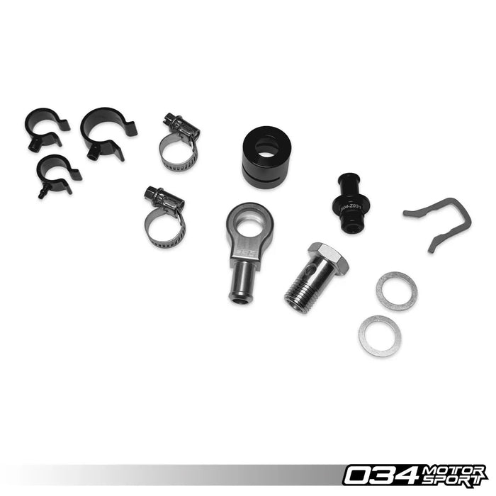 034Motorsport Billet Aluminum DSG Breather Catch Can Kit for Audi 8Y A3/S3/RS3