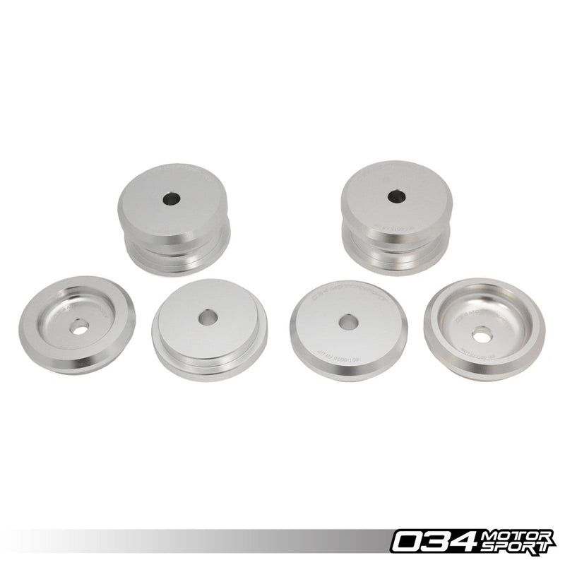 034 Motorsport Subframe Bushings, Front, Billet Aluminum - B5/B6/B7 Chassis