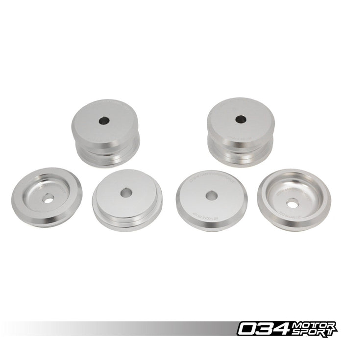 034 Motorsport Subframe Bushings, Front, Billet Aluminum - B5/B6/B7 Chassis