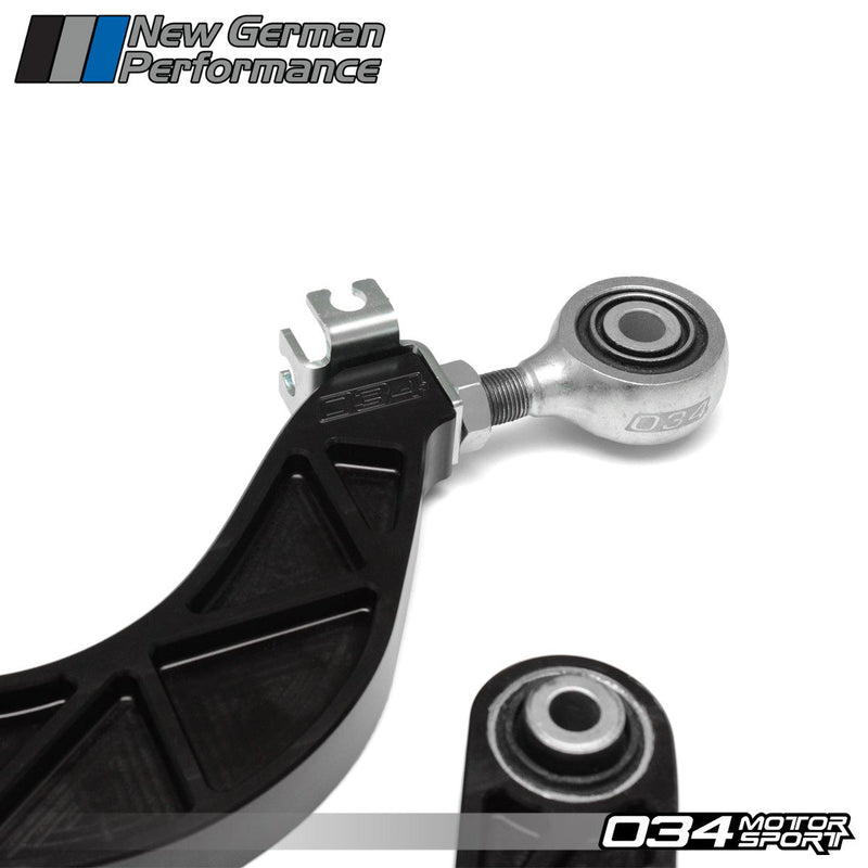 034 Motorsport Rear Upper Adjustable Control Arms - Audi 8J/8P/8V/8S A3/S3/RS3/TT/TTS/TTRS and VW Mk5/Mk6/Mk7/Mk8 Golf/Jetta/GTI/GLI