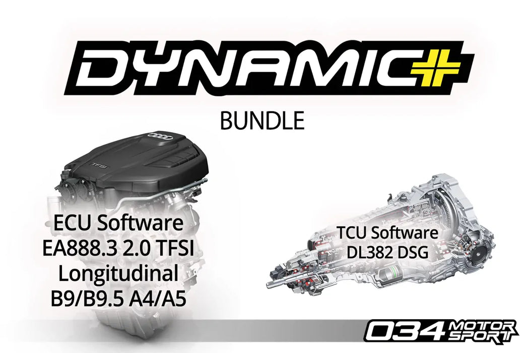 034Motorsport B9/B9.5 Audi A4/A5/Allroad EA888.3 2.0T Dynamic+ Performance ECU & DL382 DSG Transmission Tuning Software Bundle